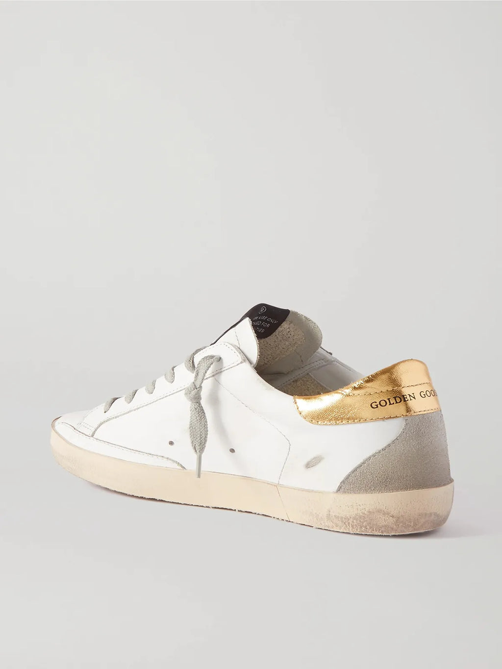 Sneakers Superstar in pelle scamosciata e invecchiate 