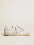 Super-Star Dream Maker sneakers in white color with reverse construction and hidden multicolor details
