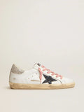 Sneakers Super-Star LTD con stella glitterata colorata e linguetta sul tallone 