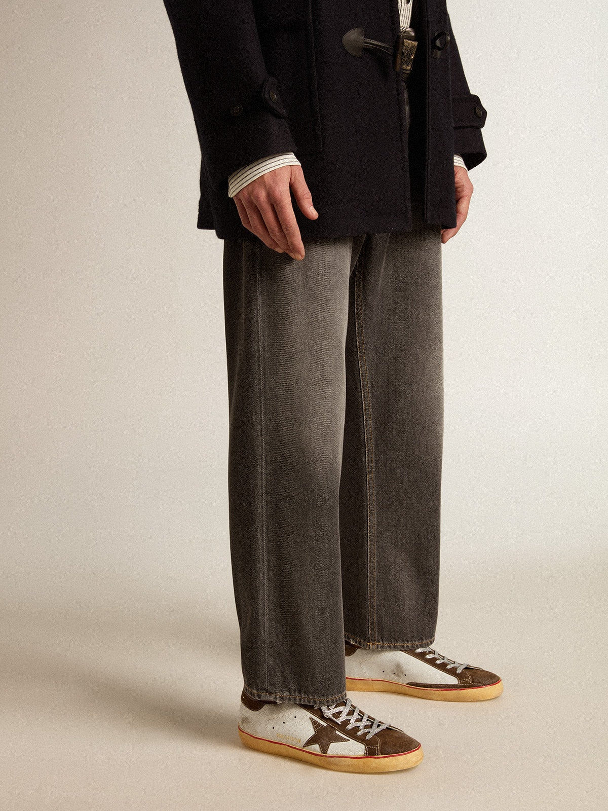 Super-Star LTD with brown suede star and heel tab