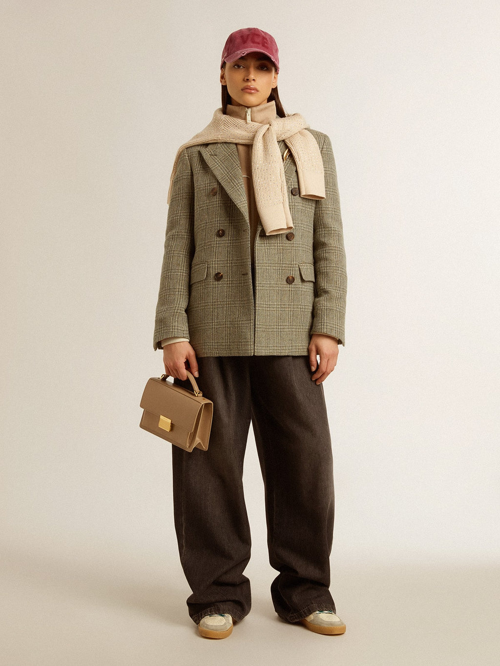 Ball Star LTD da donna in nappa con stella in pelle stampa coccodrillo verde