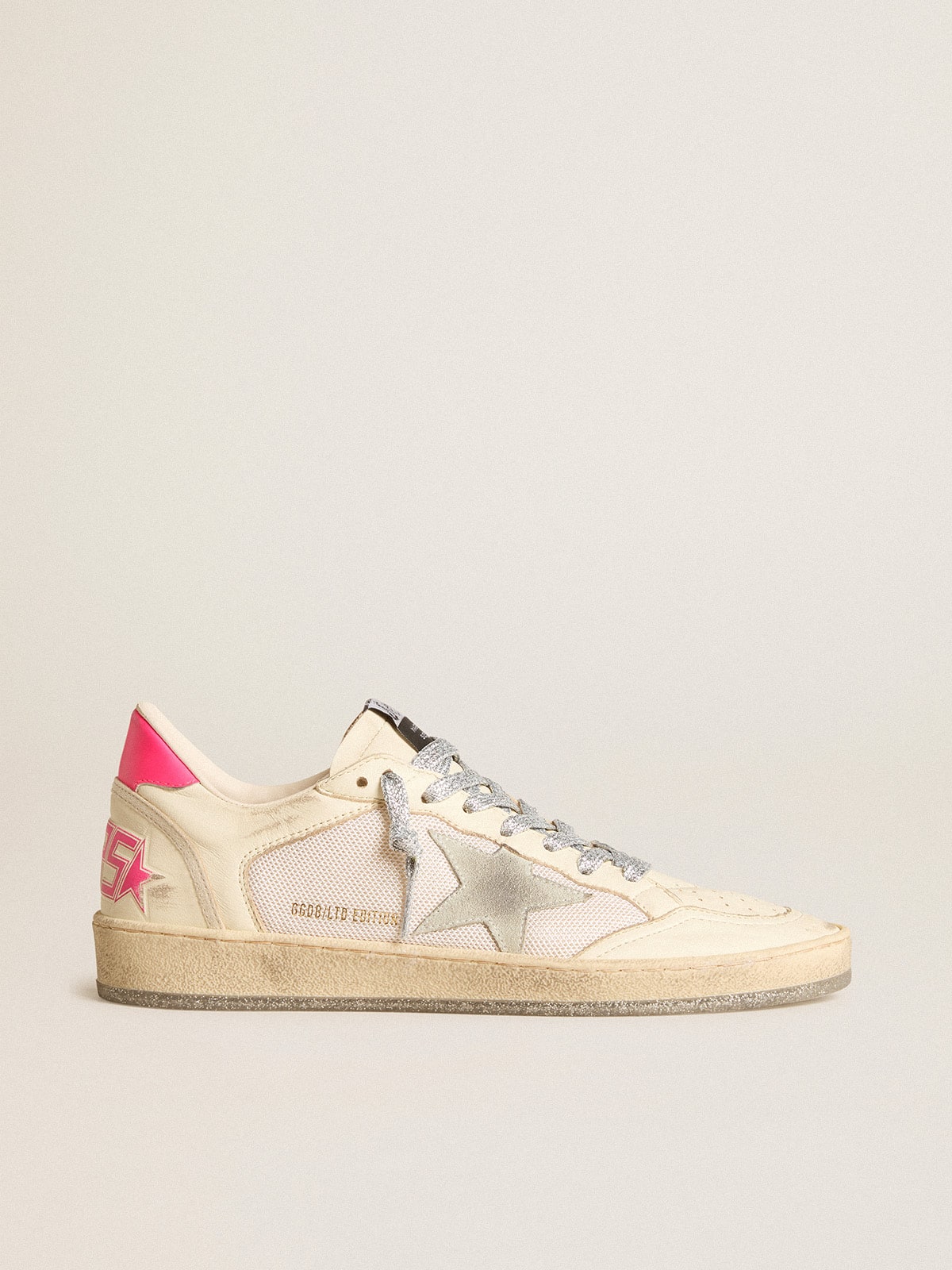 Ball Star LTD da donna in nappa e mesh con stella in suede e linguetta in pelle sul tallone